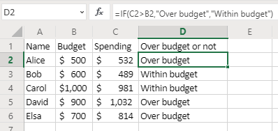 Excel IF Consulting - Calc